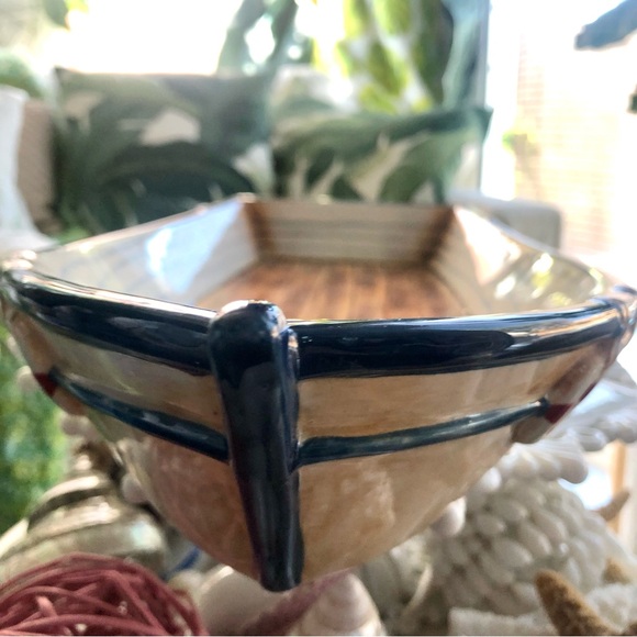 New! Paul Brent Nautical Nantucket Ceramic Boat Dish - Picture 5 of 11